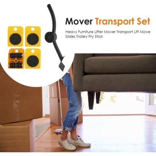Home Trolley Furniture Lifter Mover Transport Set Lifter for Heavy Furniture Household Combination Moving Supplies