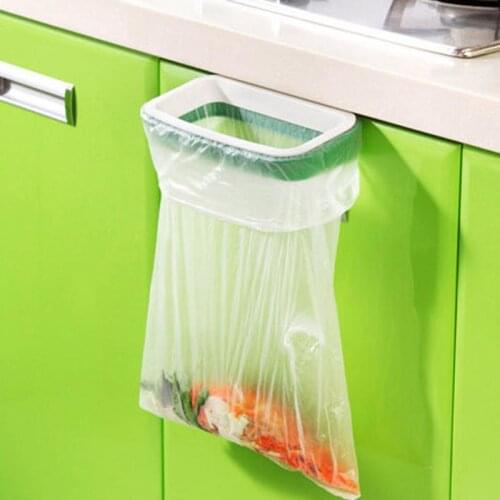 Garbage Bag Holder Hanging Kitchen Cupboard Cabinet Tailgate Stander Storage Kitchen Rubbish Bags Can Rack