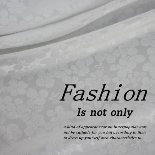 {sang pu} satin jacquard heavy crepe silk fabrics of high-grade dress dress material / 0.5 m