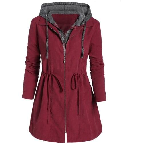 Women Winter Clothes Ladies Coats and Jackets Harajuku Jacket Elegant Fashion Plus Size Parkas Hoodies Long Sleeve Cotton Coat