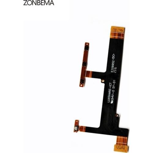 ZONBEMA 20pcs/lot High quality New Power ON OFF Switch Volume Button Key Flex Cable For Sony Xperia XA F3111 F3112 Repair Parts