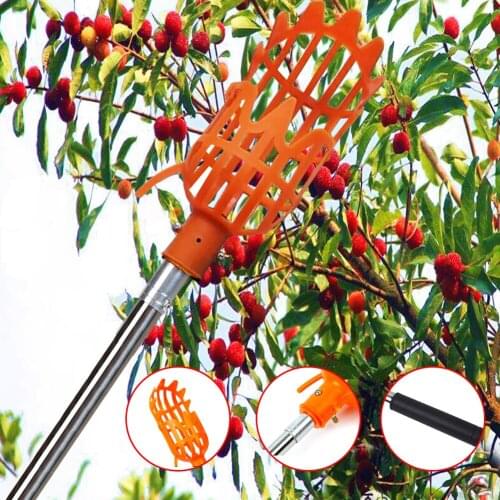 1Pc Plastic Fruit Picker Without Pole Fruit Catcher Collector Gardening Picking Tool Garden Tools Basket Pole Stick Catcher New