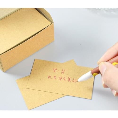 2 Box Notebook Factory Direct Black Card Retro DIY Kraft Paper Card Graffiti Postcard Word Card Office Decoration