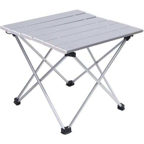Outdoor Aluminum Folding Table Camping Portable Barbecue Table Portable Multi-function Ultra Light Mini Picnic Table