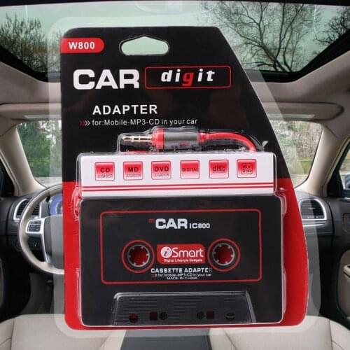 3.5mm Car AUX Tape Cassette Adapter Converter For Car Player MP3 28TB