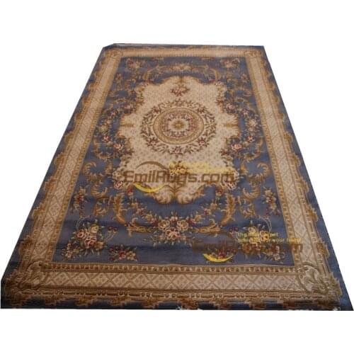 Savonnerie large room rug french About Hand-knotted Thick Plush Savonnerie 6.4' X 9.51' lx1608 208 gc85savyg28 savonnerie