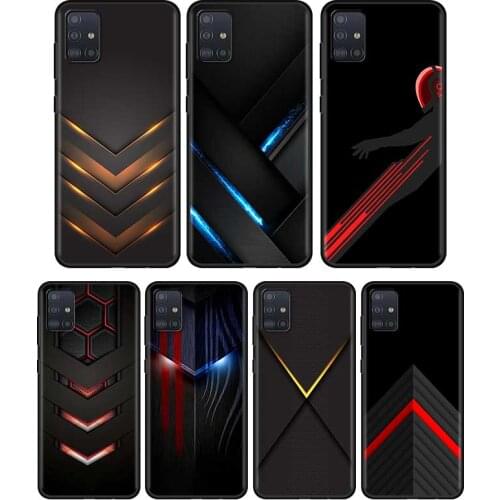 Black Light Dark Figures 3 Phone Case For Samsung Galaxy A51 A71 A21s A11 A31 A41 A91 A12 A32 A42 A52 A22 5G A02s A01 Cover Capa