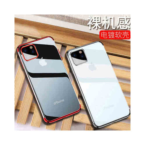 For Apple iphone 11 Case Soft TPU Slim plating transparent Protective Back cover case For iphone 11 Pro Max iphone11 11pro shell