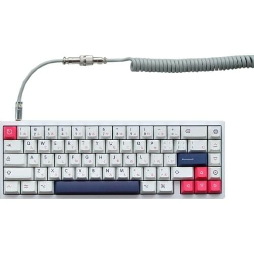 140 Keys 1.5MM Thickness White Red Blue Keycaps Cherry Profile Dye-subbed PBT Keycap For Custom Mechanical KBDfans Matrix