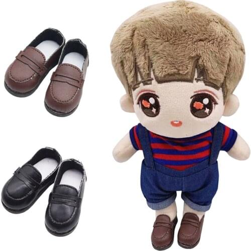 2Colors Doll Lovely Leather Student Shoes for 1/6 BJD Dolls and Plush EXO Dolls Fashion MIni Toy Shoes Accessories