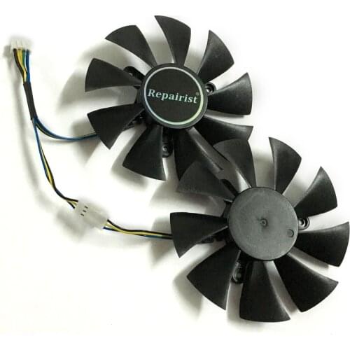 2pcs/set GFY09010E12SPA GA91S2H GTX 1070/1060 GPU Cooler video card fan For zotac GTX1060 GTX1070 MINI Graphics Card cooling