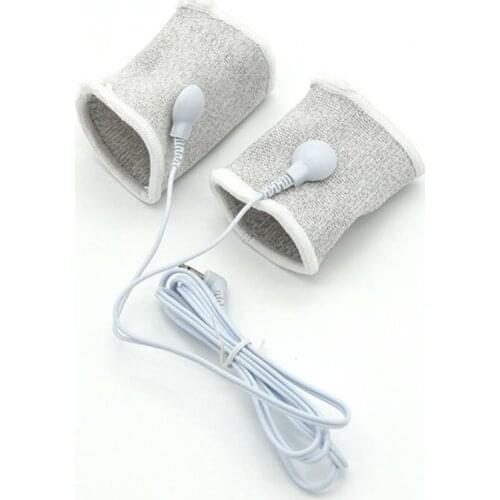 Electro Shock Conductive Penis Sleeve Rings Electric Shock Therapy Cock Belt Electro Massagers Sex Themed DIY Sex Products Male