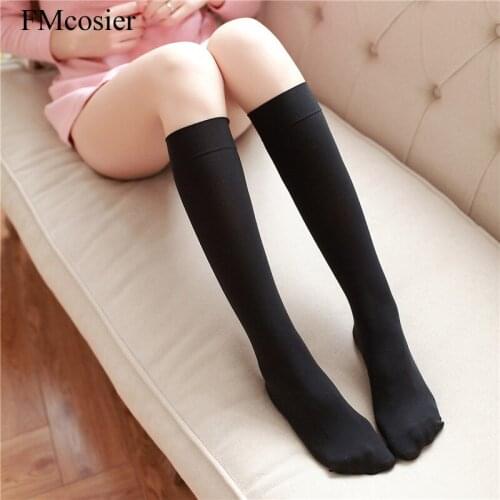 8 Pairs Summer 120D Poliamide Sheer Long Socks Style Party Street Dancing Sexy Nylon Over the Knee Socks Women Knee High Socks