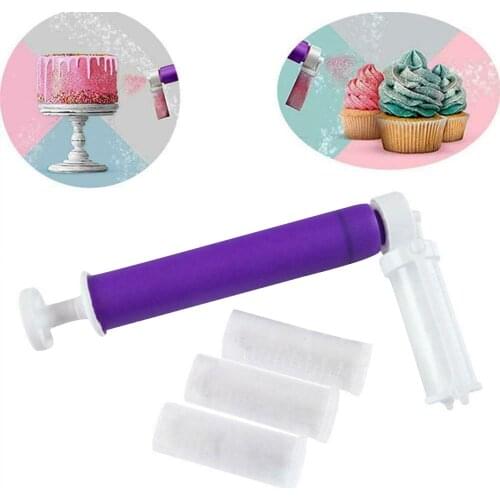 2021 New Cake Spray Gun Cake Airbrush Coloring Sprayer Duster Manual Watering Can Cake Decorating Tools Baking Tools
