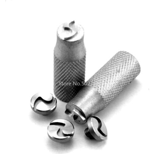 TYSEEK 1 piece Screw Driver for the whirlwind Rotating rivet Plum flower rivet Knife handle Fastening Cutter shaft screwdriver