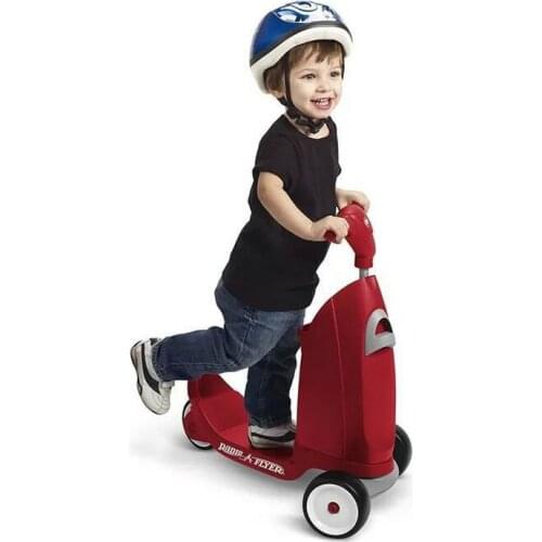 Childrens Scooter Three Wheel Scooter Two In One Can Sit On The Babys Multifunctional Scooter Childrens Car Toys Without Peda