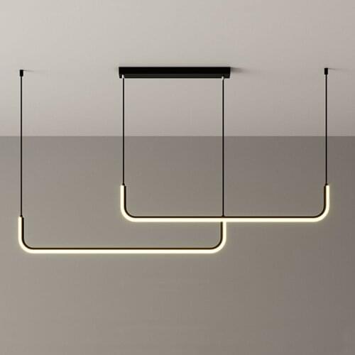 Modern Simple LED Pendant Lamps Nordic Living Room Table Dining Kitchen Bar Chandelier Home Decor Indoor Lighting Fixture