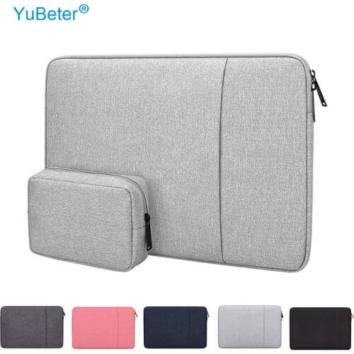 YuBeter Laptop Bag Men Womens Notebook Pouch PC Case Sleeve for Dell MacBook Air Pro 11.6 13.3 14 15.6 Inch Computer Briefcase
