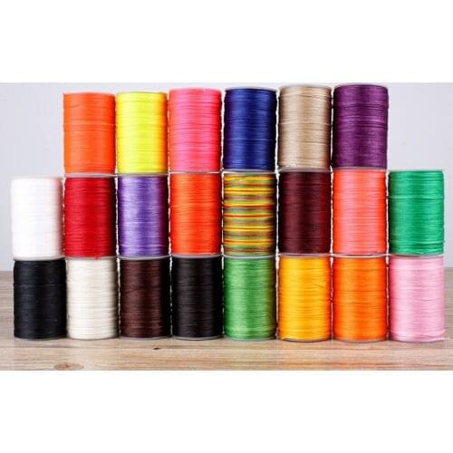 Round Wax Line 148 Meters 0.45mm Leather Waxed Wax Thread Cord for DIY Tool Hand Stitching Superior Hand-Woven Wax Wire Thread