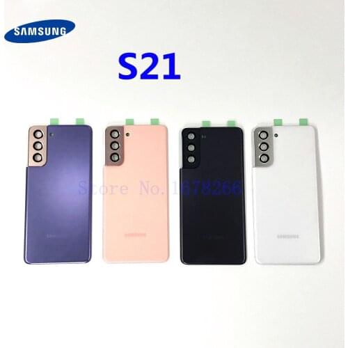 SAMSUNG Galaxy S21 G990 G990F Back Case Battery Cover Glass Housing Cover Door Rear Case Replacement Original