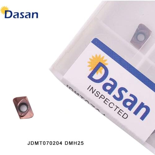 10pcs JDMT070204 Tungsten Carbide Inserts Shoulder Milling Plate CNC Lathe Milling Machine Cutter Tool for Metal