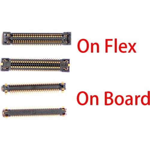 2Pcs LCD Display FPC Connector On Board For Xiaomi Mi 8 SE Mi8 M8 8SE M8SE Mi8SE Touch Screen Plug Jack Clip Flex 50pin
