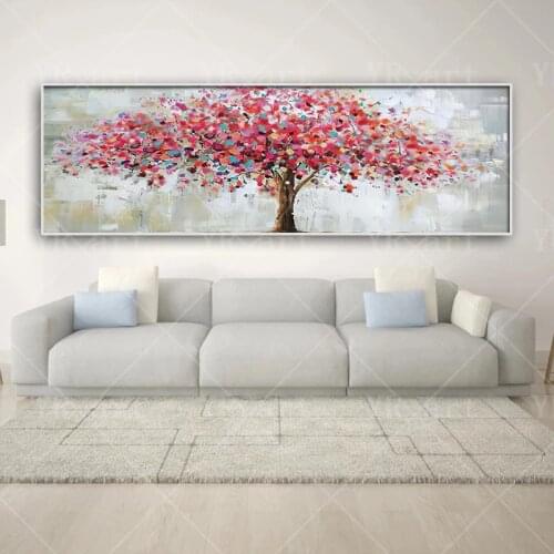 Abstract Oil Painting Trees Landscape Print Poster Art Canvas Painting Modern Living Room Mural Home Decoration Picture Cuadros