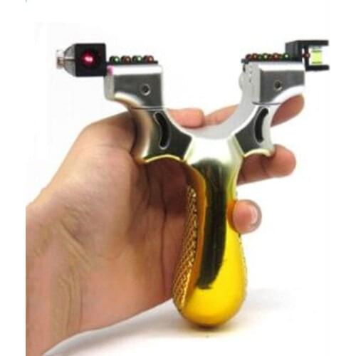 Big Power Flat Leather Slingshot High Precision Catapult Outdoor Hunting Shooting Professional Slingshot Traditional Sling Shot