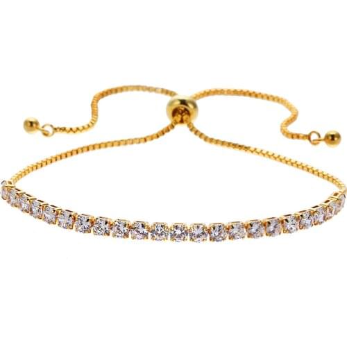 Bettyue Brand Fashion Charm Gothic Style Bracelet White Cubic Zircon Two Colors Jewelry Bracelets For Woman Wedding Party Gift