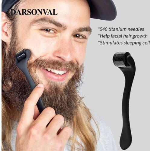 Beard Derma Roller system hair growth Beard growth Microneedle Facial Roller Skin Care mesoscooter derma rollers plus a mir