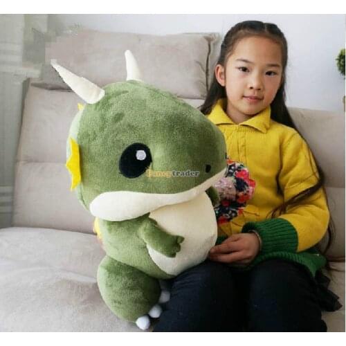 Fancytrader 2015 New Arrival 24'' / 60cm Big Soft Stuffed Plush Lovely Cartoon Dracoo Lite Dinosaur Toy, Free Shippig FT50753