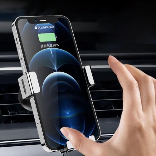 Gravity Car Phone Holder Universal Car Auto Air Vent Clip Mount Mobile Phone Holder Cell Phone Stand Support For iPhone Samsung