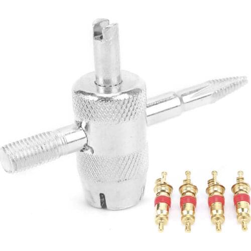 Tire Valve Remover Valve Cores Tool Valve Cores Tool Set for Electric Vehicles for ATV for Motorcycles for Bicycles