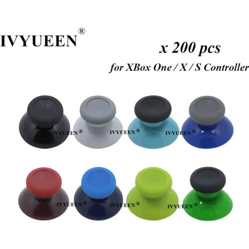 IVYUEEN 200 PCS for XBox One Series X S Controller 3D Analog Thumb Sticks Replacement Thumbsticks Caps Joysticks Grips Repair