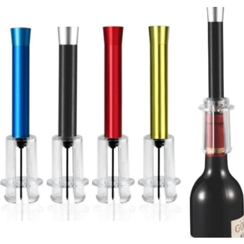 Red Wine Opener Air Pressure Cork Popper Bottle Pump Corkscrew Cork Out Tool Kitchen Dining Bar Opener SN3661