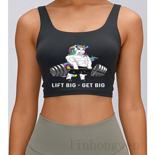 Unicorn Deadlift Lift Big Bodybuilding Gym Tank Top Pattern Spring Autumn Casual Crew Neck Cool Customized Tops Tees Vest