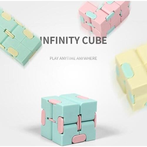 Infinity Cube Mini Toy Finger Edc Anxiety Stress Relief Cube Blocks Children Kids Funny Toys Best Puzzle Sensory Toys