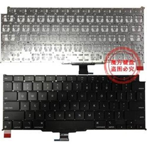 New Keyboard Replacement For MacBook Air 13" M1 A2337 2020 EMC 3598 US Black