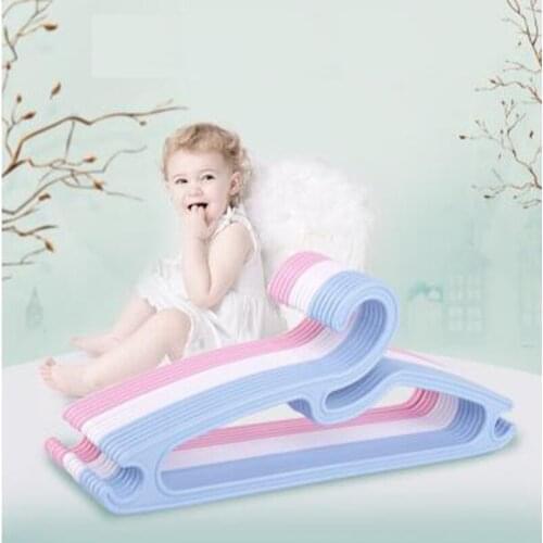 30cm 20 pcs/lot Plastic Kids Childrens Coat Hanger Clothes Drying Rack for Kids Quality PP Baby Hanger