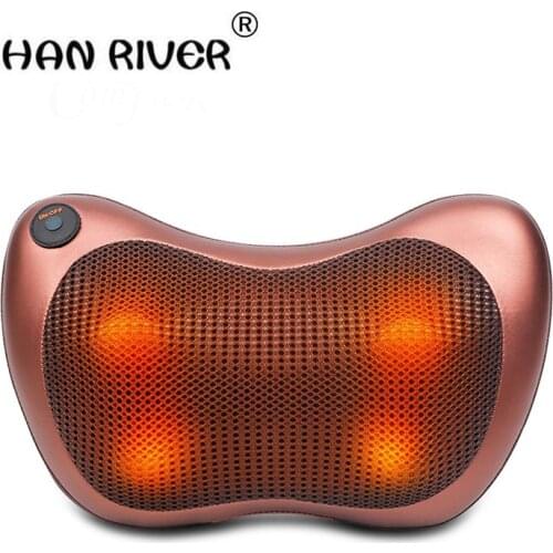 Cervical spine massager neck lumbar back electric utility vehicle body massage pillow, cushion for leaning on