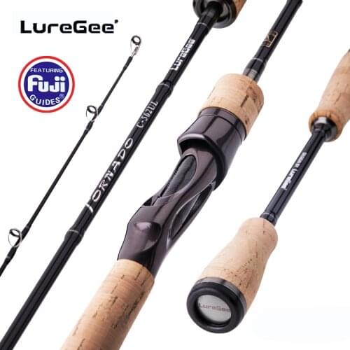 LureGee Japan Fuji Accessories Lure Fishing Rod 1.68m 1.83m 1.98m 2.28m 2.44m 2.58m Ultralight Carbon Casting Spinning Rod