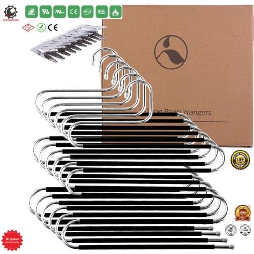 Pants Hangers Space Saver Trousers Hangers S-Type Space Saving Non-Slip Closet Storage Organizer for Trousers Skirts Scarf