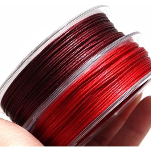 0.5/0.8/1.0/1.2mm wax rope Wax thread Cotton cord line for making bracelet necklace thread string inelasticity cord