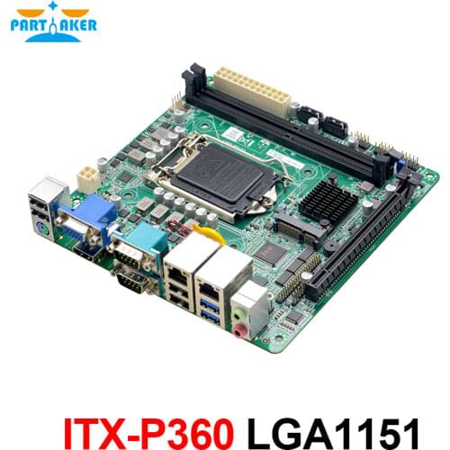 Coffee Lake Dual LAN 2 DDR4 4 SATA Ports PCIE Embedded Industrial Mini ITX Motherboard For POS Machine NAS Server