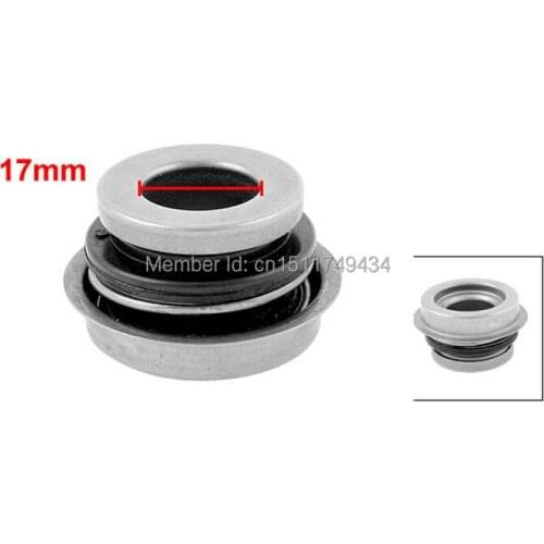 17mm 0.7" Internal Dia Rubber Bellow Mechanical Shaft Seal 2pcs