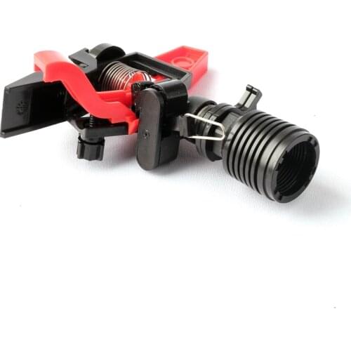 6pcs Green Thumb 360 Degree Impact Sprinkler DN20 Red Plastic Rotate Impulse Sprinkler Garden Irrigation Sprinkler