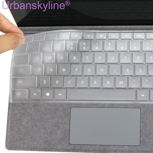 Keyboard Cover for Surface Pro 7 6 5 4 3 2 X 7+ Plus for Microsoft Laptop GO Book 2 3 RT Silicone Protector Skin Case 15 Studio