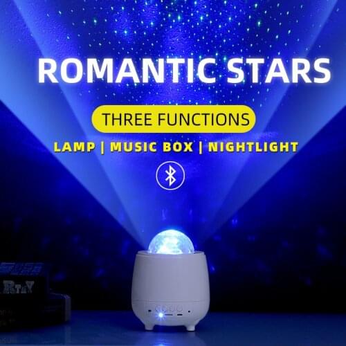 Nebula Childrens Milky Way Projector Night Light Universe Starry Sky Ocean Waves and Bluetooth Music Speaker Valentines Day