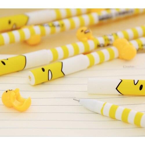 Jonvon Satone 12pcs Creative Stationery material escolar kawaii Lovely Pen Carbon Black Pens goods stationery cute kawaii pen