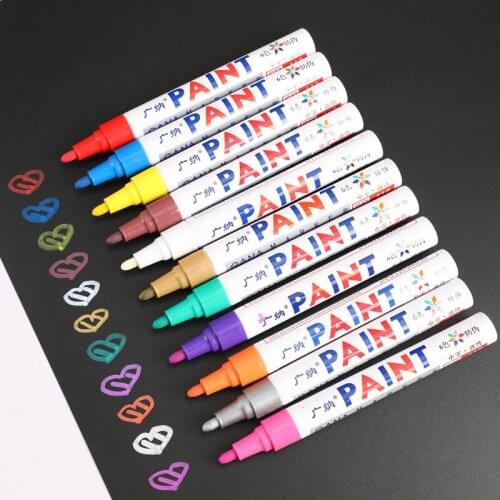 Tile Marker Repairing Wall Pen Floor Permanent Paint Marker Tire Graffiti Oily Tyre Car Scratch Mending Repair Painting Mark Pen